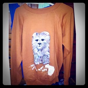 Vintage raglan sweatshirt for terrier lovers